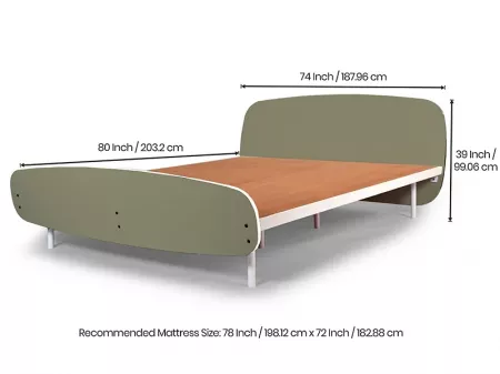 Olivix King Size Double Bed